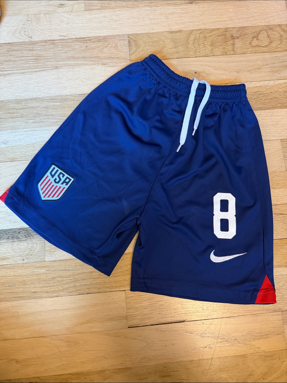 EUC Nike USMNT Soccer Shorts #8 - Size 4T / Size 22 ⚽️🥅🏆🏟️